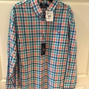 Vineyard Vines Checkered Button Up